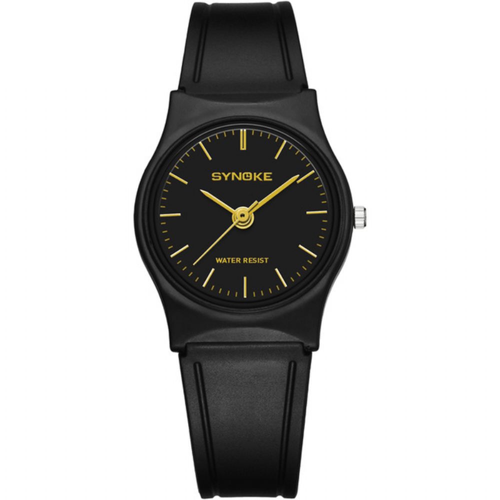 Synoke 9018 Eenvoudig Ontwerp Casual Stijl Ultradunne Waterdichte Mode Herenhorloge Quartz Horloge