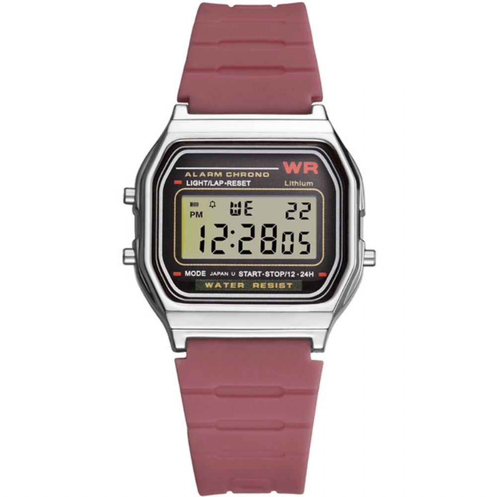 Synoke 9027 Lichtgewicht Klassiek Lichtgevend Waterdicht Led Shock Sport Digitaal Horloge