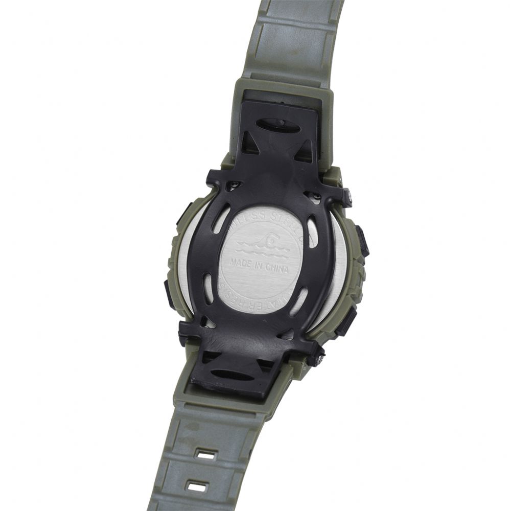 Synoke 9035 Kids Led Kleurrijk Lichtgevend Camouflage Sport Digitaal Horloge