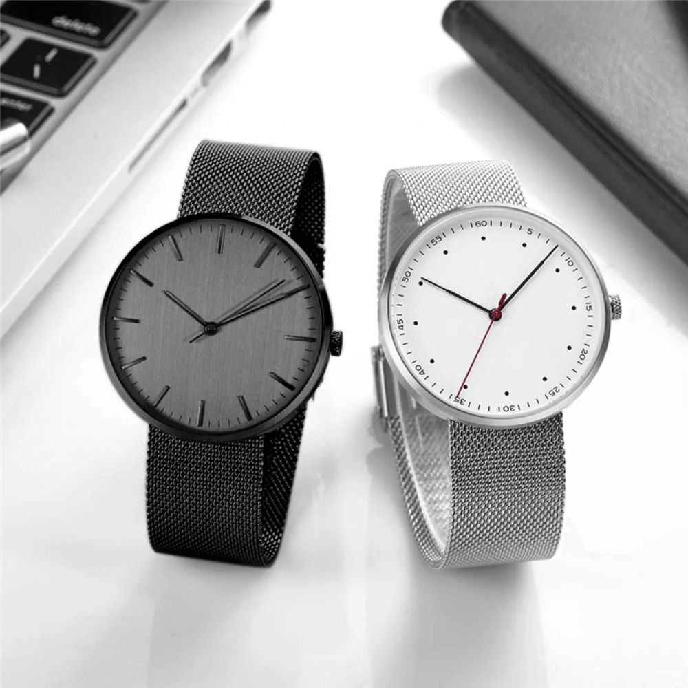 Twentyseventeen Qingpai W001Q Elegante Casual Stijl Lichtgevende Pointers 3Atm Waterdicht Man Vrouw Koppels Quartz Horloge