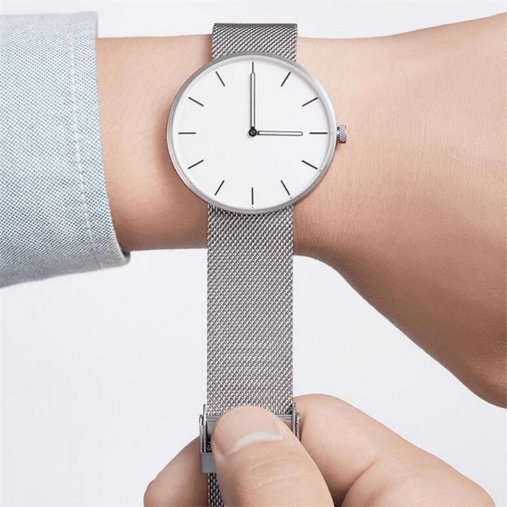 Twentyseventeen Qingpai W001Q Elegante Casual Stijl Lichtgevende Pointers 3Atm Waterdicht Man Vrouw Koppels Quartz Horloge