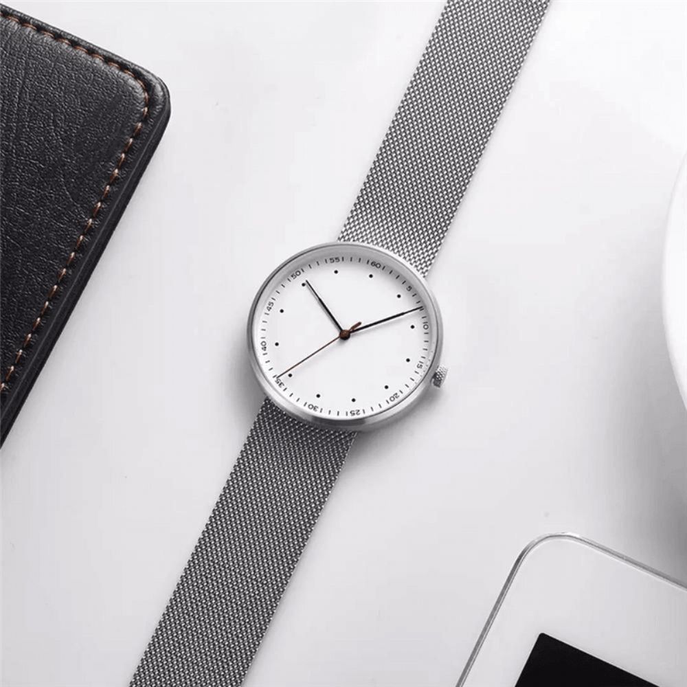 Twentyseventeen Qingpai W001Q Elegante Casual Stijl Lichtgevende Pointers 3Atm Waterdicht Man Vrouw Koppels Quartz Horloge