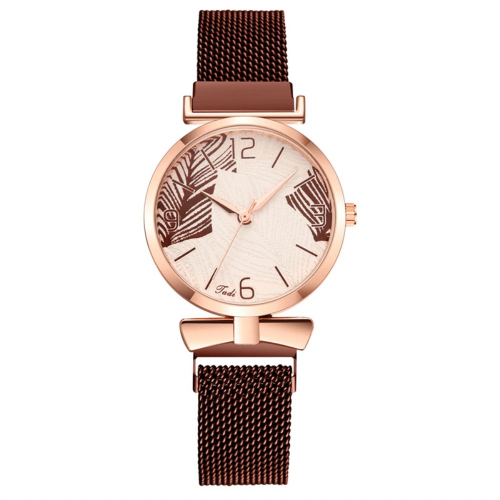 Wedergeboorte 440 Casual Stijl Dames Polshorloge Modieus Volledig Stalen Quartz Horloge