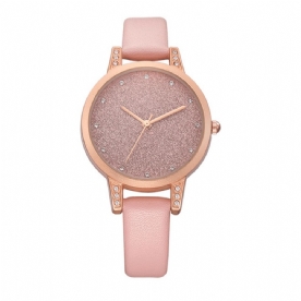 Wedergeboorte Re018 Strass Elegant Design Dames Polshorloge Rose Gold Case Quartz Horloge