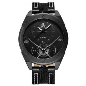 Weide Uv1703 Kleurrijk Uniek Design Heren Polshorloge Dual Time Display Quartz Horloges