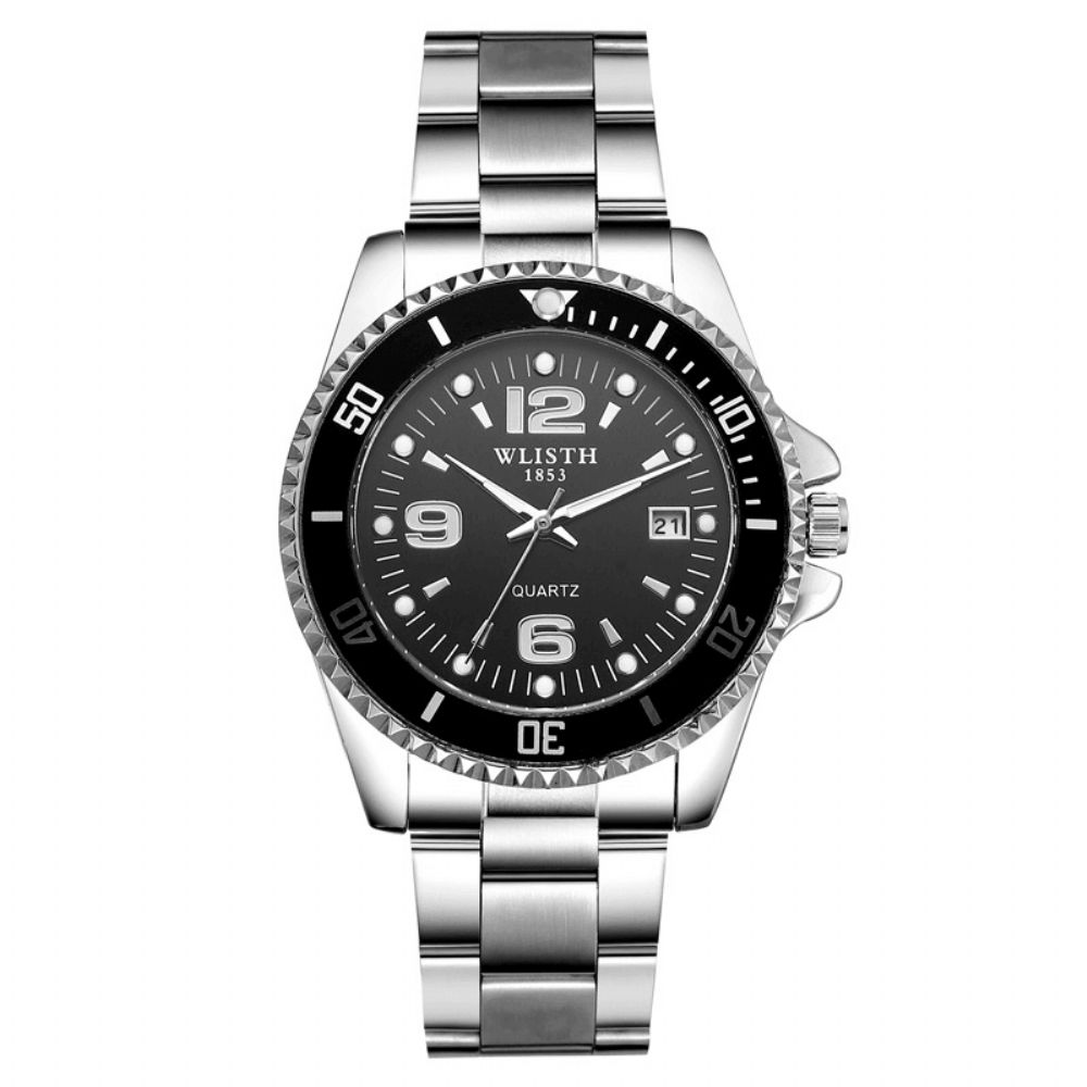 Wlisth Wt0477 Waterdicht Herenhorloge In Zakelijke Stijl Met Lichtgevend Quartzhorloge