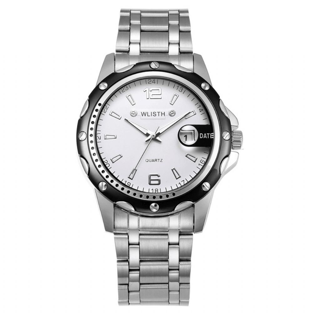 Wlisth Wt0477 Waterdicht Herenhorloge In Zakelijke Stijl Met Lichtgevend Quartzhorloge