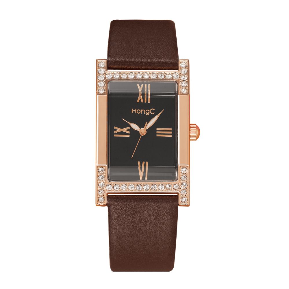 Yazole C001 Mode Toevallig Elegante Strass Decoratie Lichtgevende Display Leven Waterdicht Dames Quartz Horloge