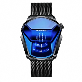 Zakelijk Rhombus Science Fiction Dial Waterdicht Heren Quartzhorloge