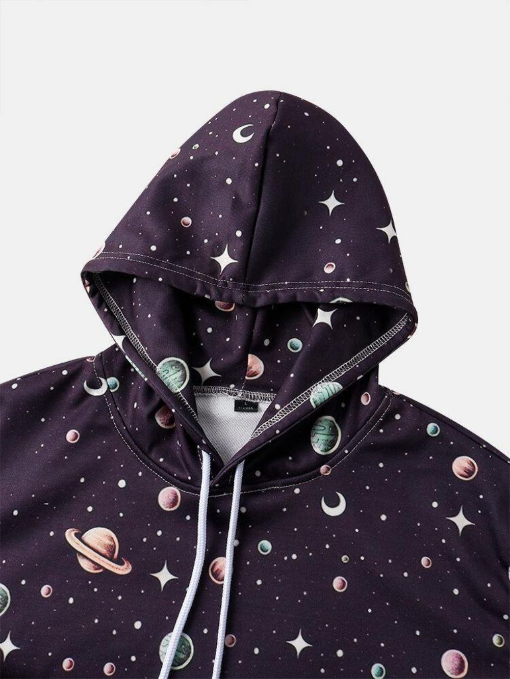 Design Astronaut Galaxy-Hoodie Heren Met Lange Mouwen Zak