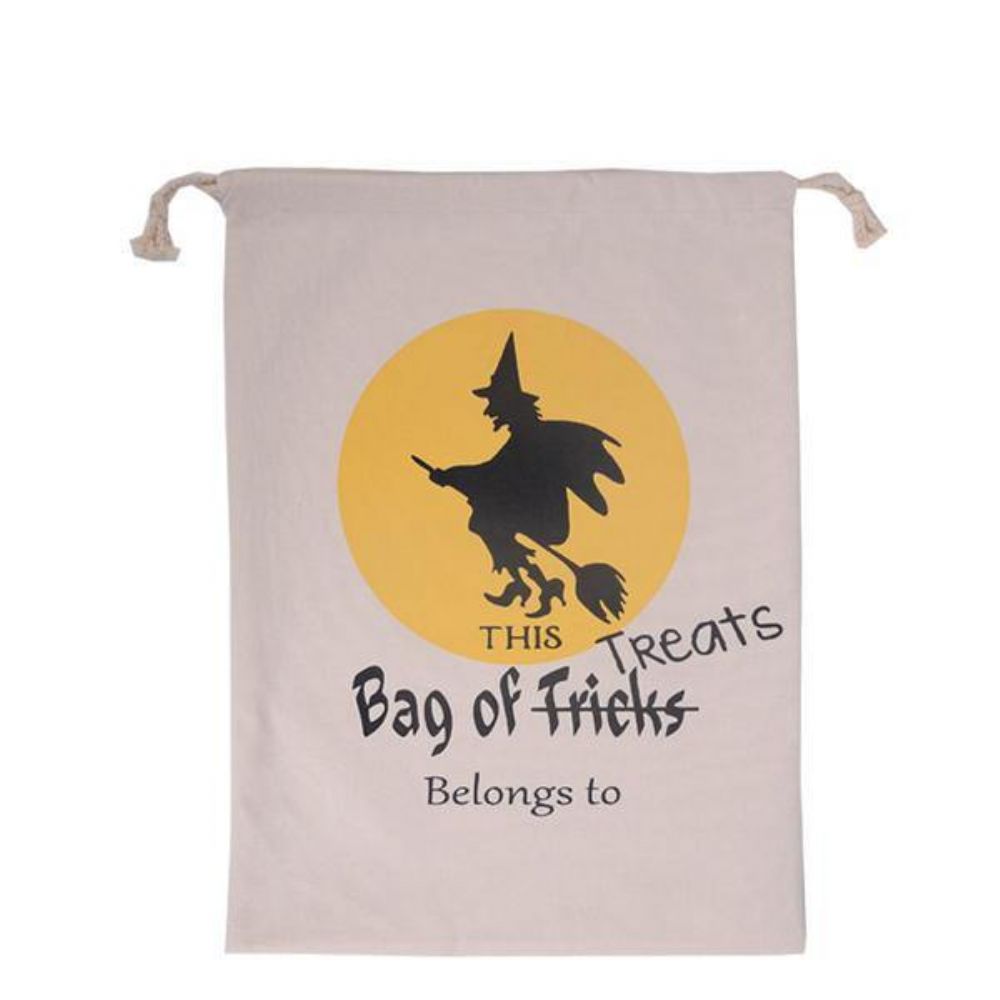 Halloween Tas Canvas Feest Halloween Zakken Snoep Geschenken Tas Met Trekkoord