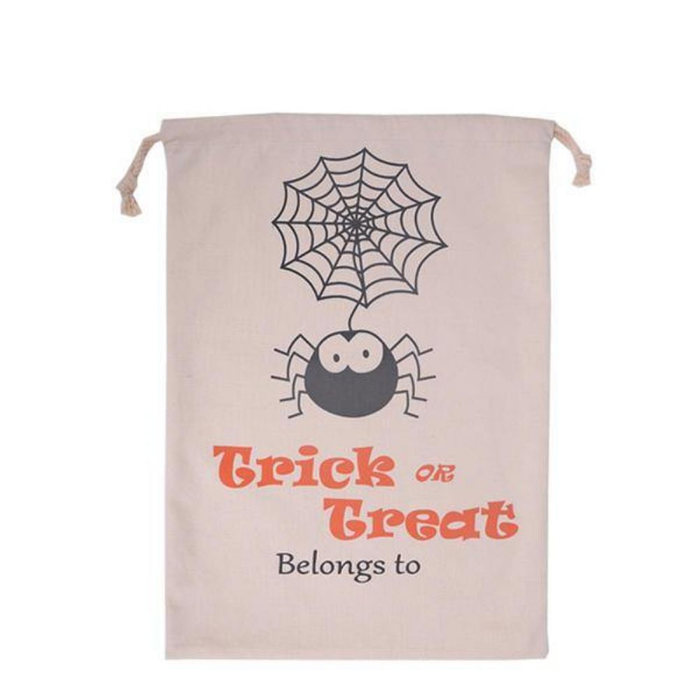 Halloween Tas Canvas Feest Halloween Zakken Snoep Geschenken Tas Met Trekkoord