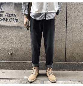 Jeansbroek Met Wijde Pijpen In Hong Kong-Stijl