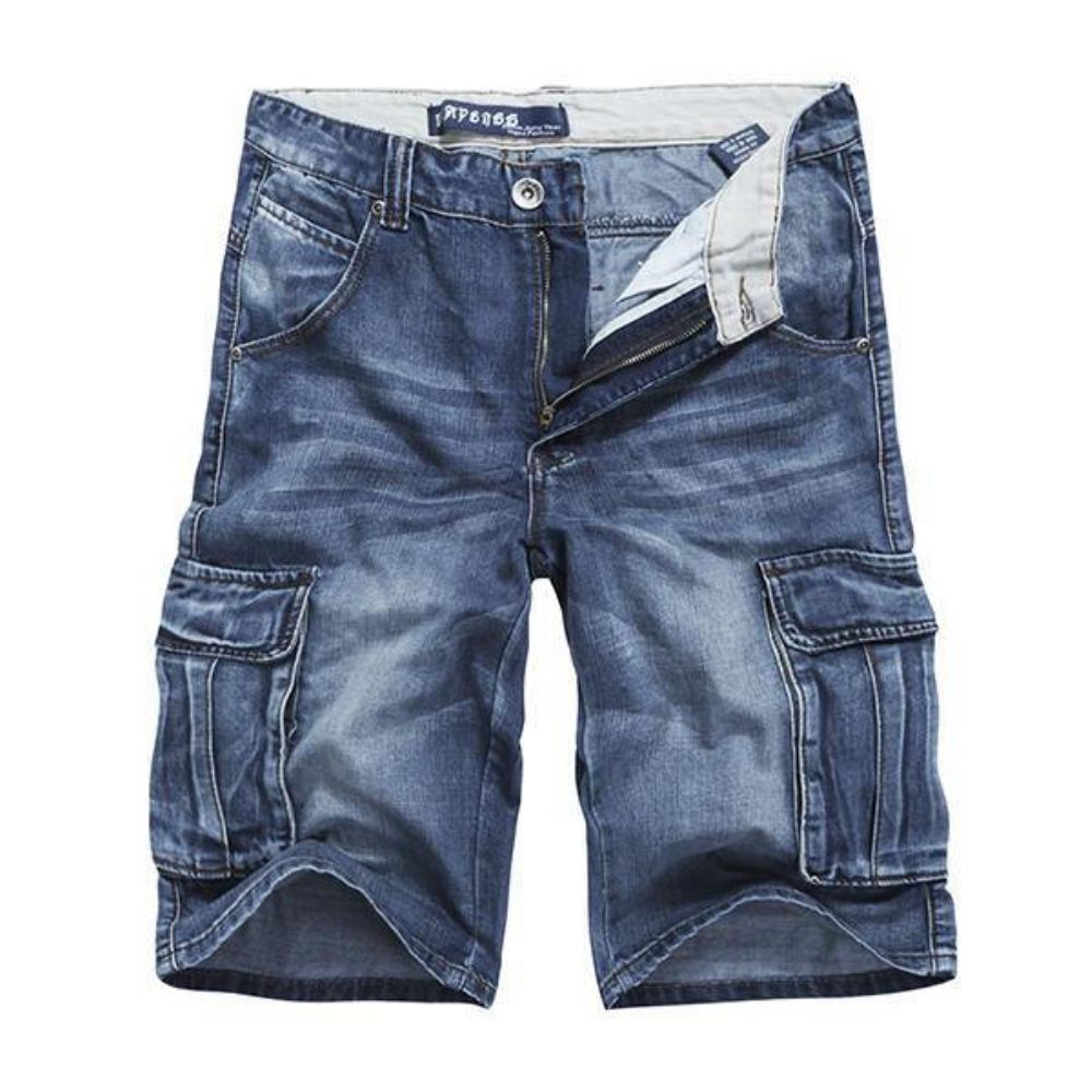 Zomer Heren Grote Zakken Jeans Losse Street Skateboard Denims Shorts