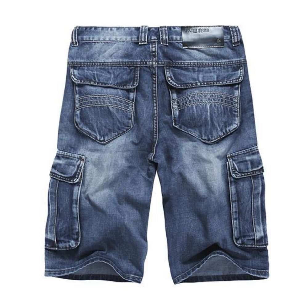 Zomer Heren Grote Zakken Jeans Losse Street Skateboard Denims Shorts