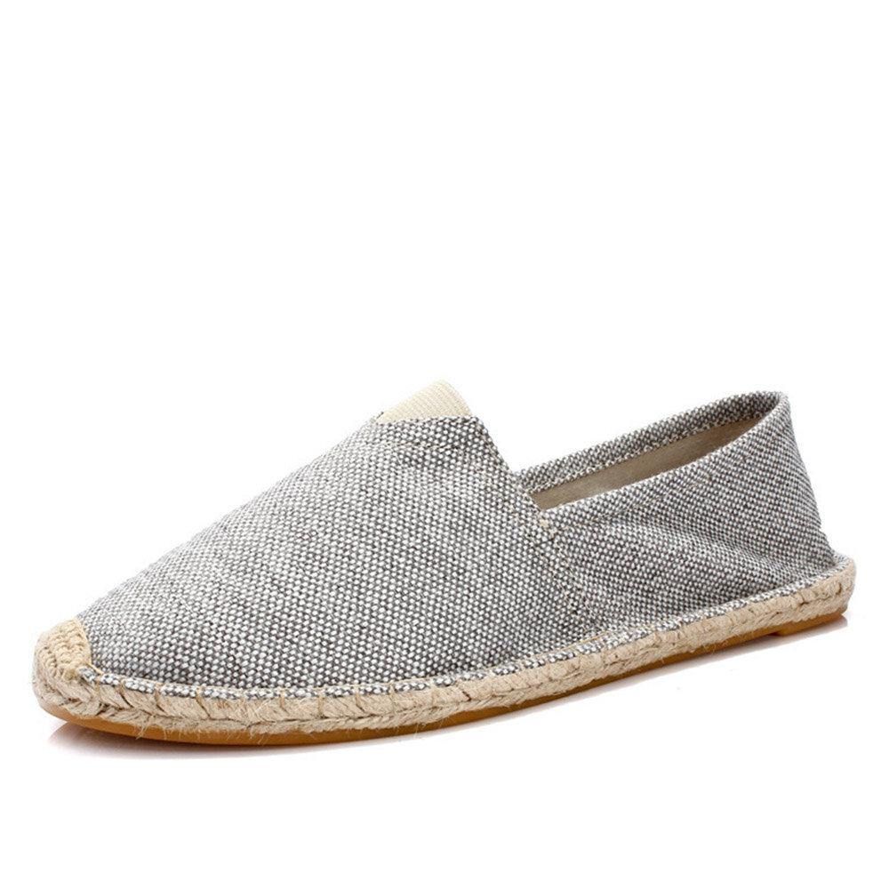 Dames Grote Maat Effen Kleur Slip-On Espadrilles Fisherman Platte Schoenen