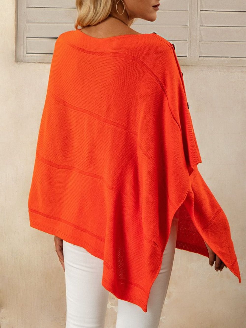 Oranje Tc Casual Cape Trui