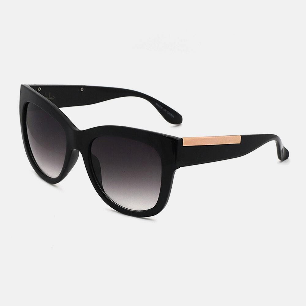 Unisex Mode Casual Brede Side Full Frame Anti-Uv Zonnebril