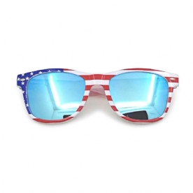 Unisex Patriottische Polarspex Gepolariseerde Jaren 80 Retro Trendy Stijlvolle Zonnebril