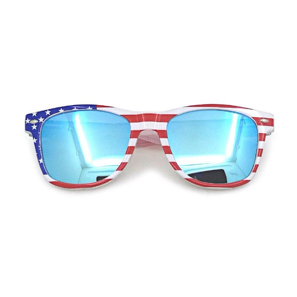 Unisex Patriottische Polarspex Gepolariseerde Jaren 80 Retro Trendy Stijlvolle Zonnebril