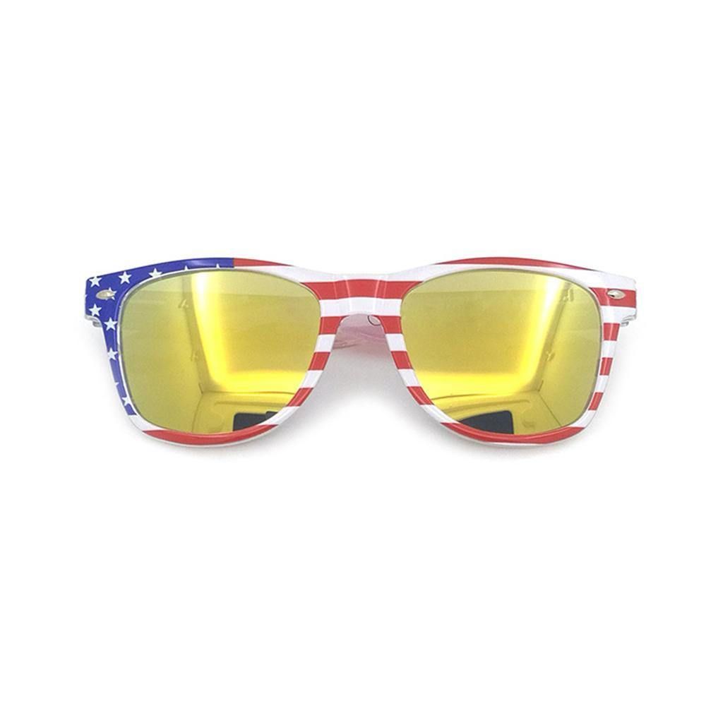 Unisex Patriottische Polarspex Gepolariseerde Jaren 80 Retro Trendy Stijlvolle Zonnebril