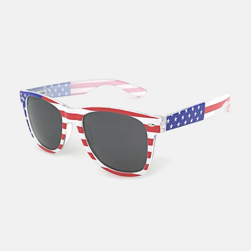 Unisex Patriottische Polarspex Gepolariseerde Jaren 80 Retro Trendy Stijlvolle Zonnebril