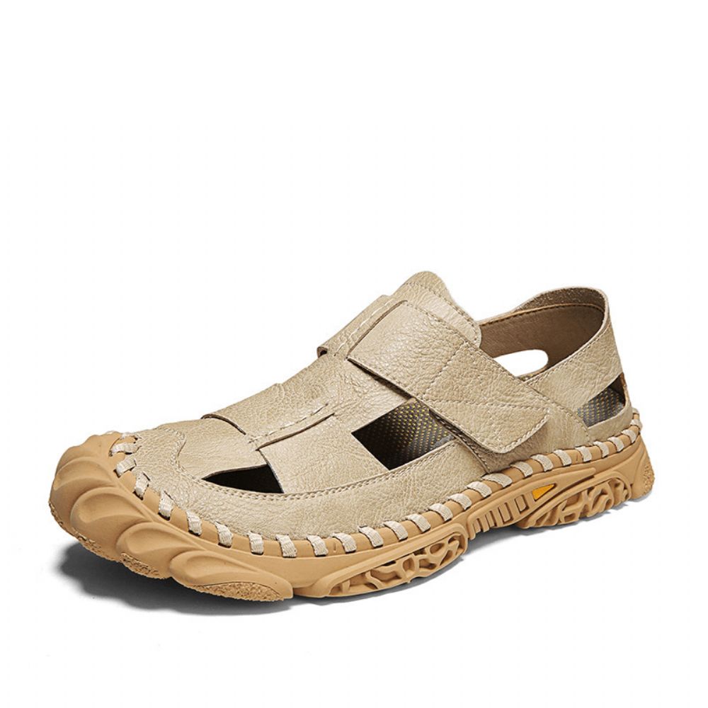 Heren Ademend Lichtgewicht Antislip Slip Op Zachte Strand Buitensport Sandalen