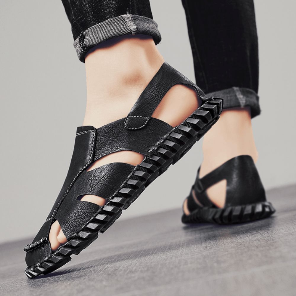 Heren Lichtgewicht Ademende Zachte Rij-Casual Sandalen