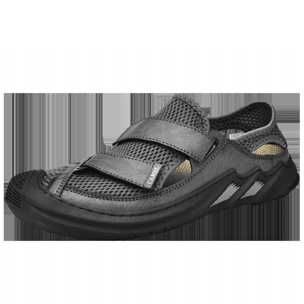 Heren Mesh Ademend Lichtgewicht Gesloten Teen Antislip Zachte Outdoor Zomersport Sandalen