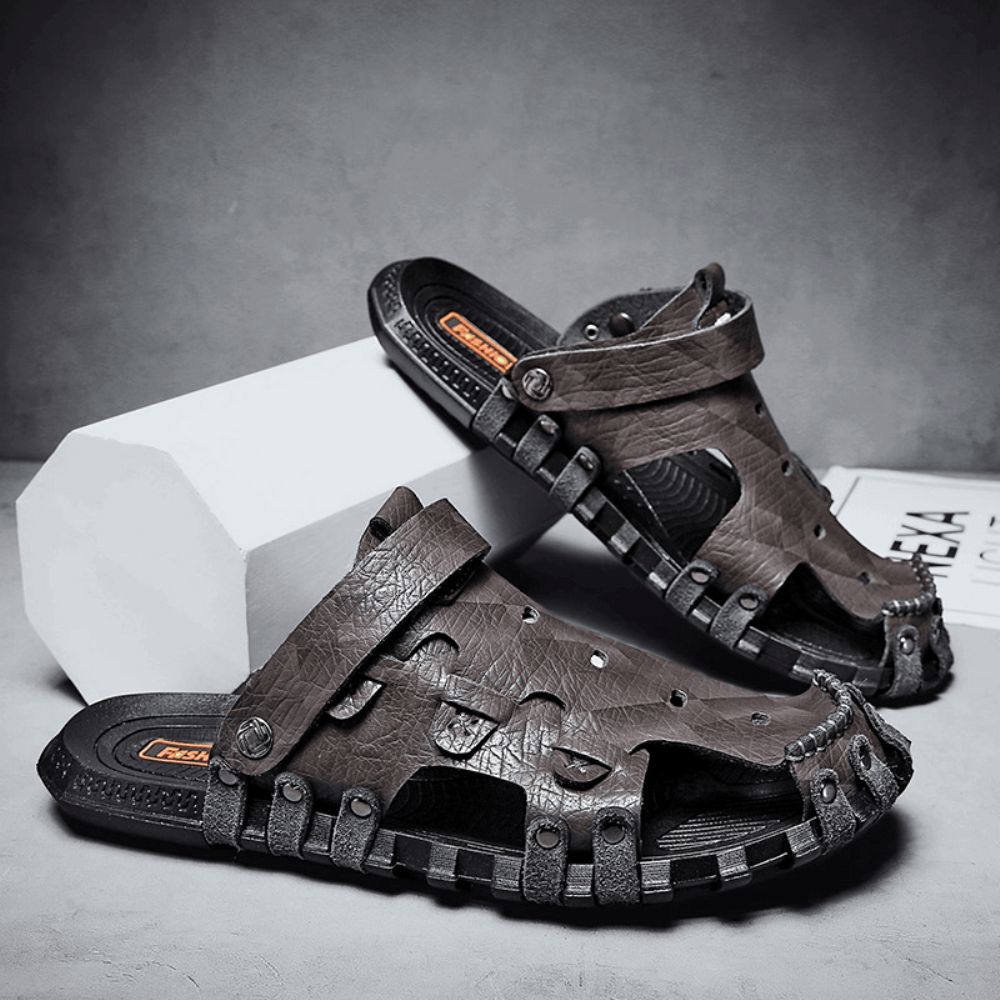 Heren Microvezel Twee-Weg Lichtgewicht Antislip Casual Sandalen