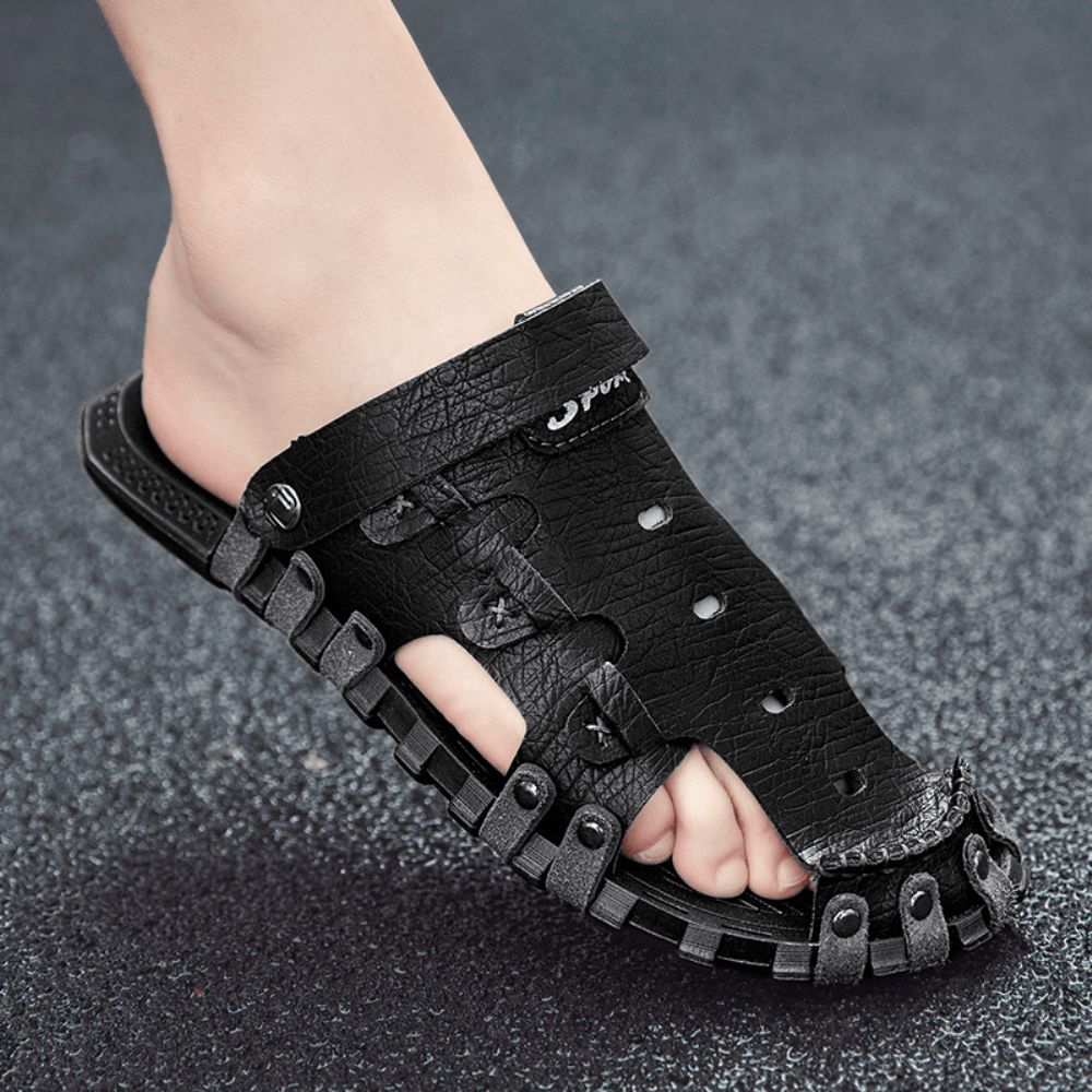 Heren Microvezel Twee-Weg Lichtgewicht Antislip Casual Sandalen