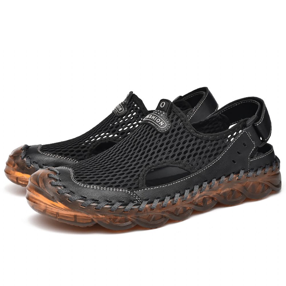 Heren Outdoor Mesh Hand Stiksels Gesloten Teen Waterschoenen