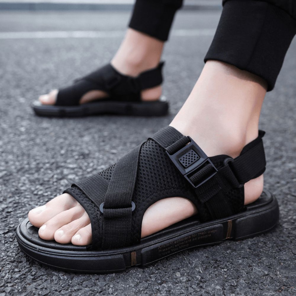 Heren Tweerichtings Ademende Geopende Antislip Casual Strandsandalen