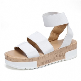 Platformsandalen In Effen Kleur Dames