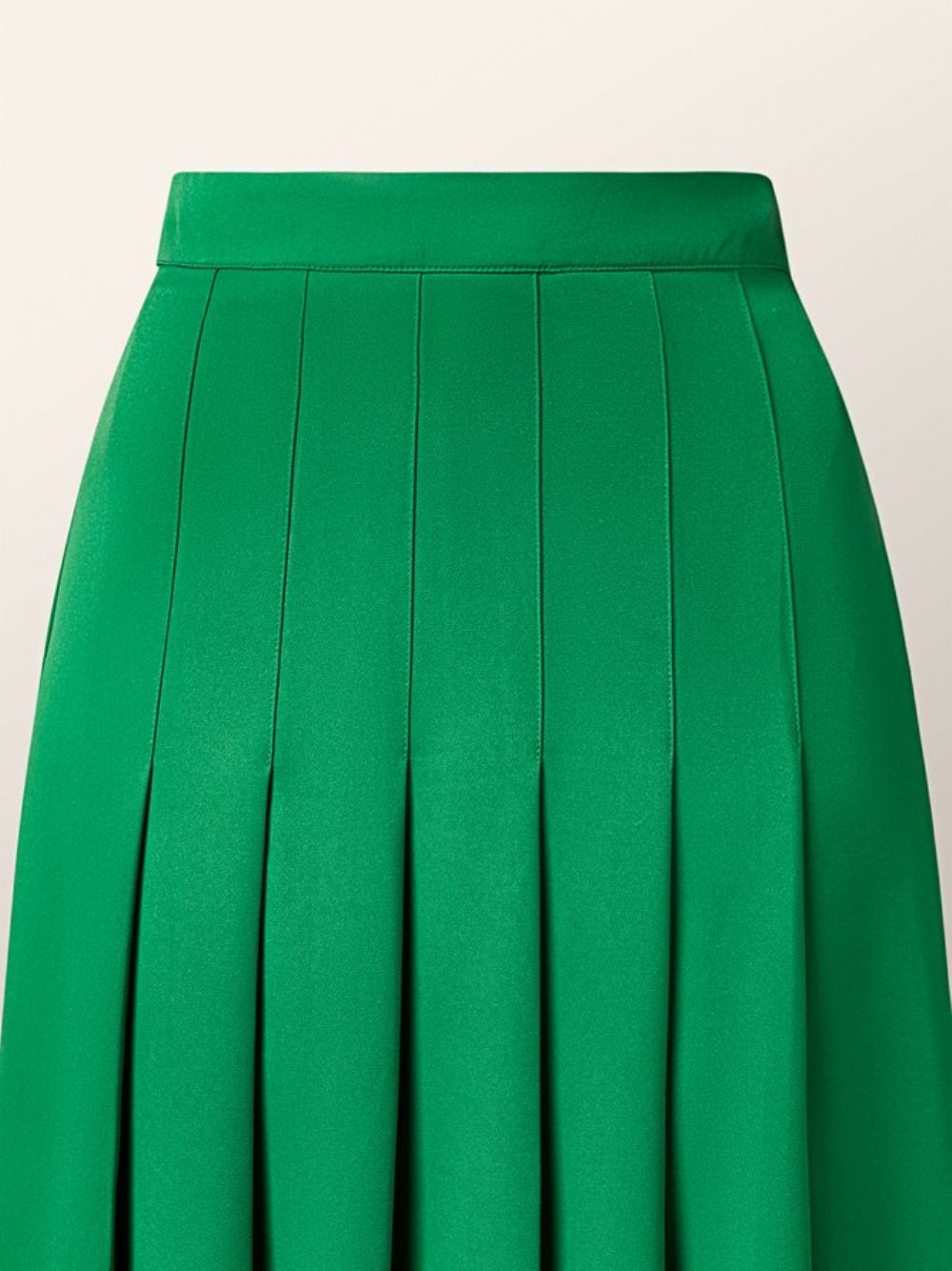 Daily Effen Groene Regular Fit Elegante Rok