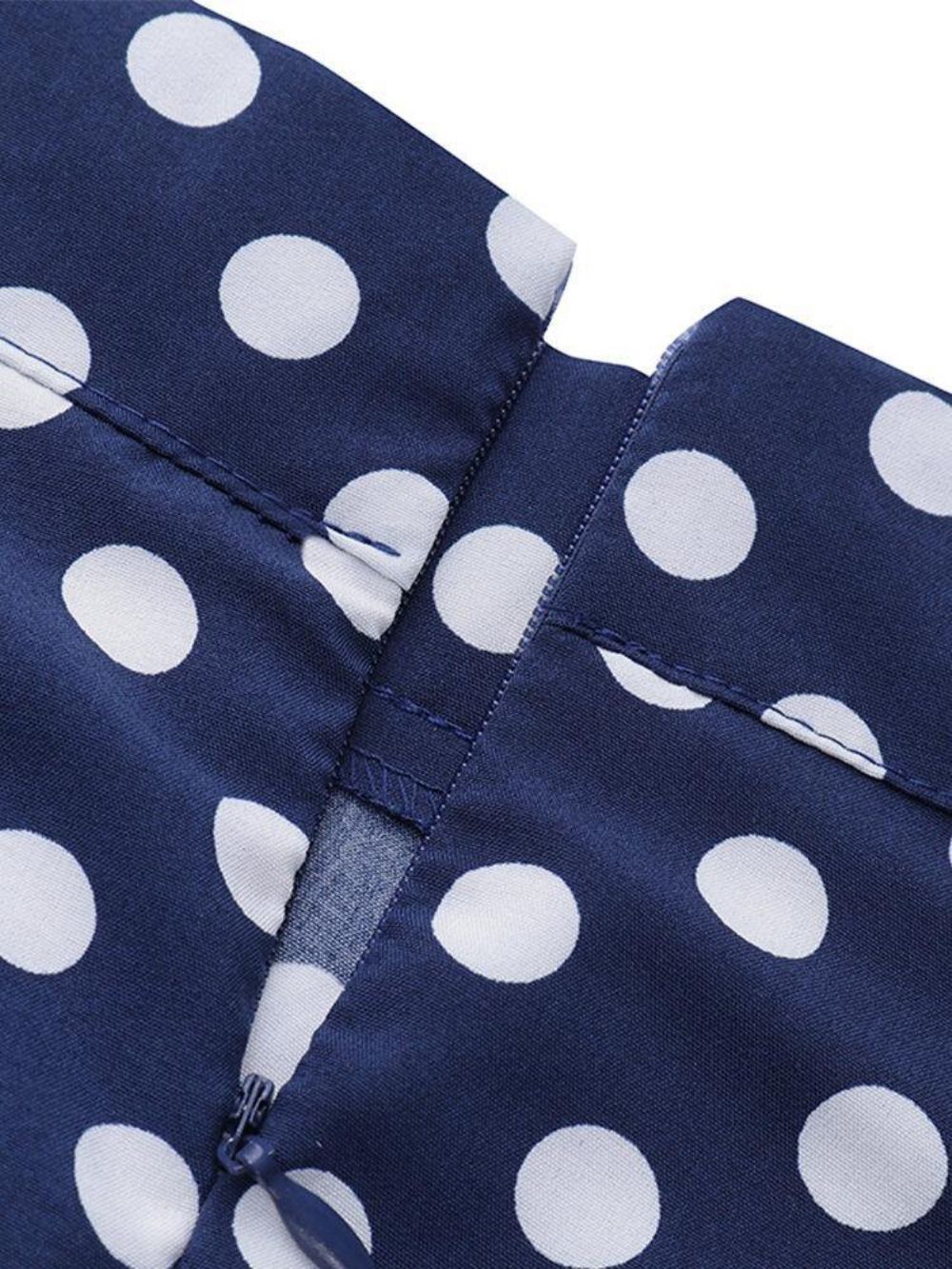 Dames Polka Dot Print Losse Grote Schommel Zijzakken Casual Lange Rok