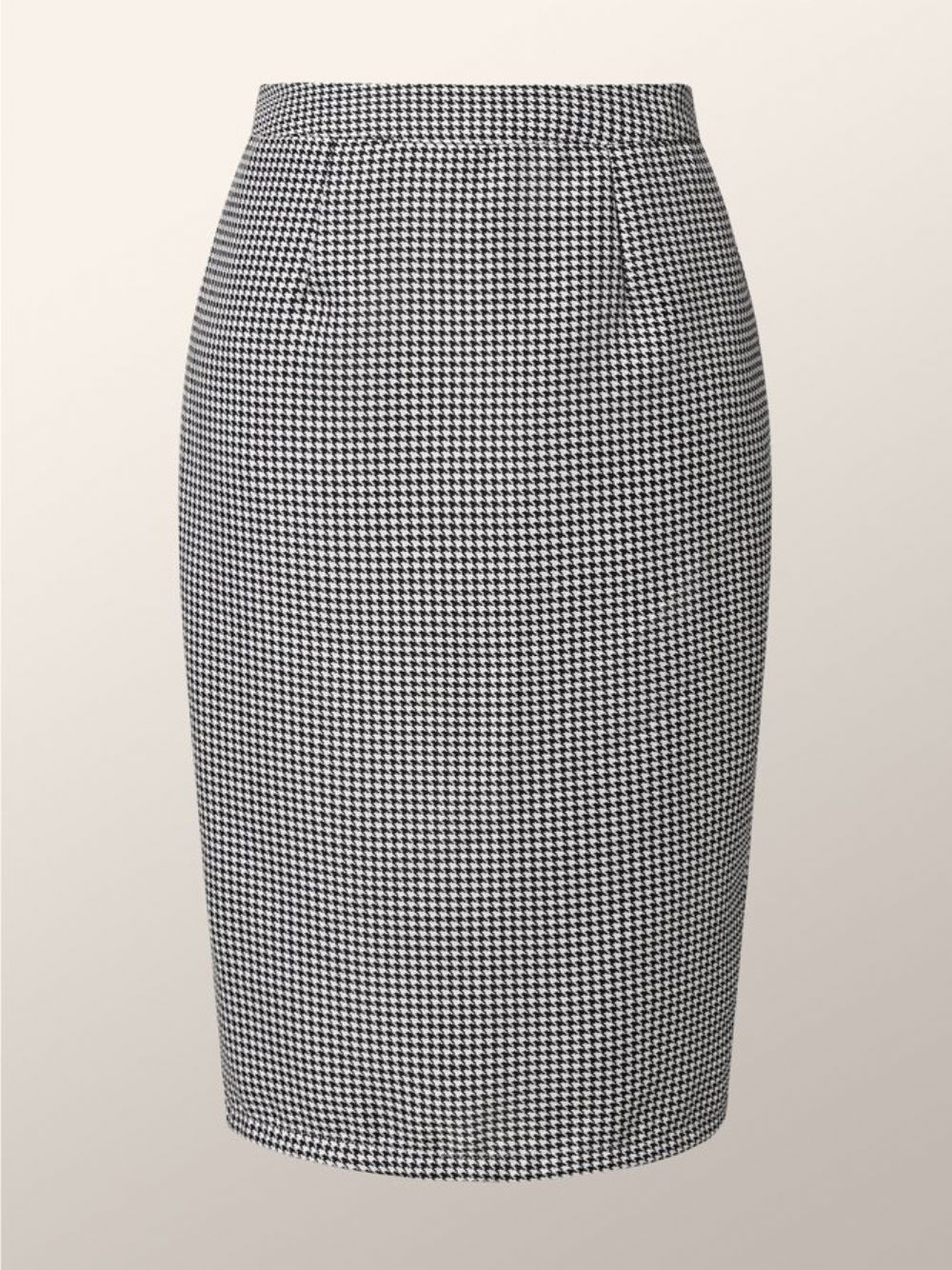 Urban Houndstooth-Rok Met Normale Pasvorm