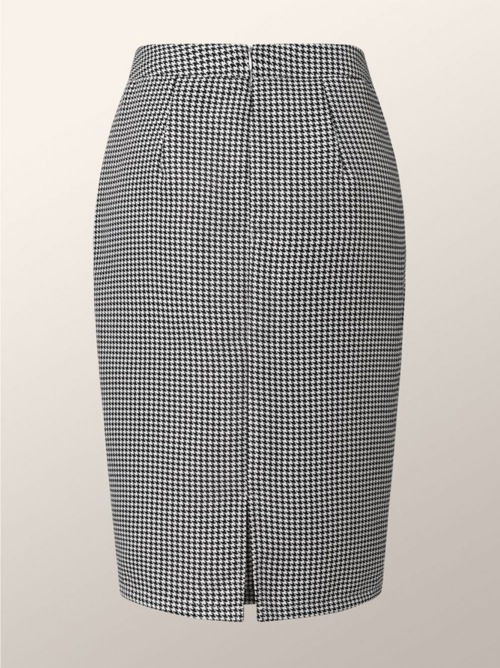 Urban Houndstooth-Rok Met Normale Pasvorm