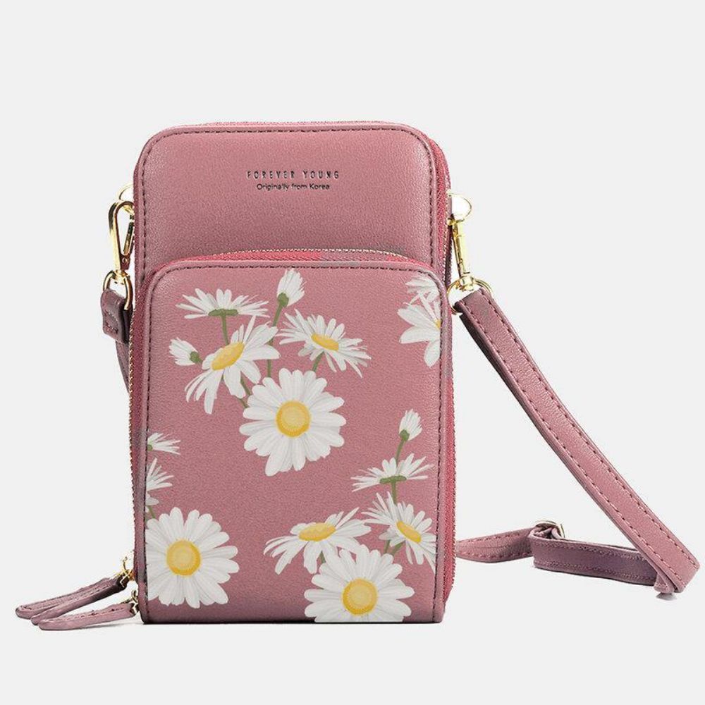 Dames Daisy Clutch Bag Kaarttas Telefoontas Crossbodytas