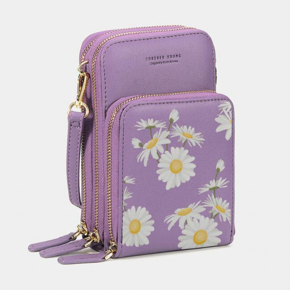 Dames Daisy Clutch Bag Kaarttas Telefoontas Crossbodytas