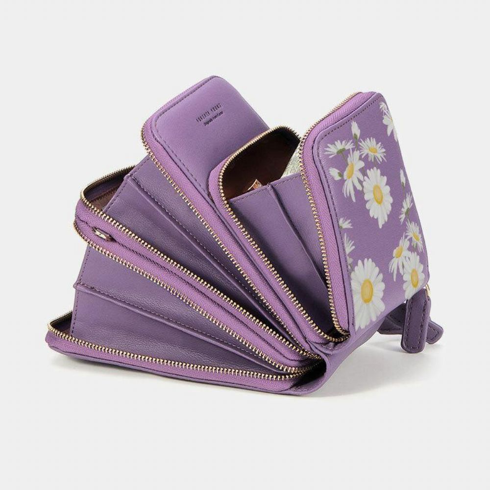 Dames Daisy Clutch Bag Kaarttas Telefoontas Crossbodytas