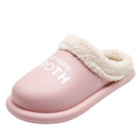 Dames Comfortabele Winter Warme Waterdichte Pluche Indoor Slippers