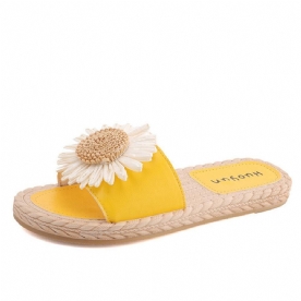 Dames Daisy Decor Draagbare Comfortabele Strandslippers Slippers