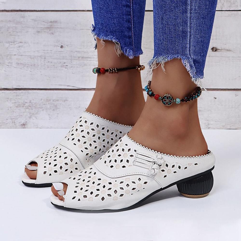 Dames Holle Lage Hak Comfortabele Zachte Zool Casual Sandalen