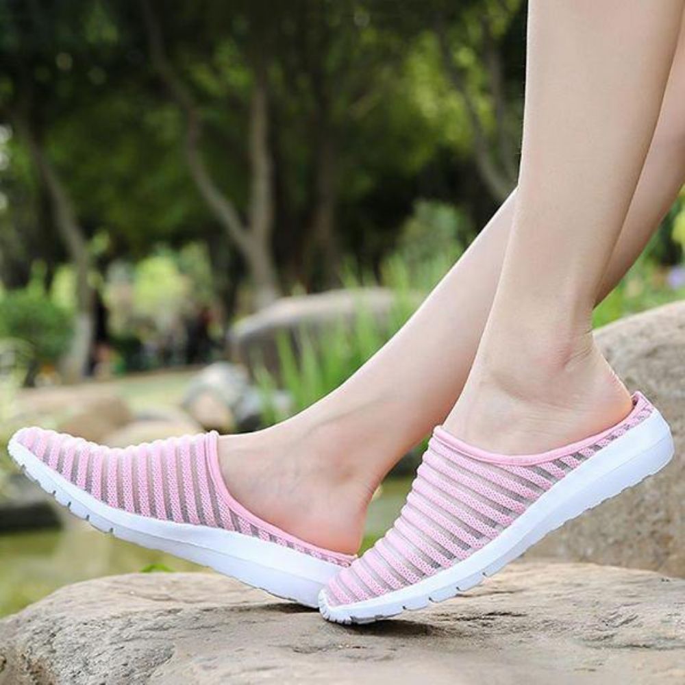 Dames Mesh Ademend Casual Uitgehold Zomer Slipper Sandalen