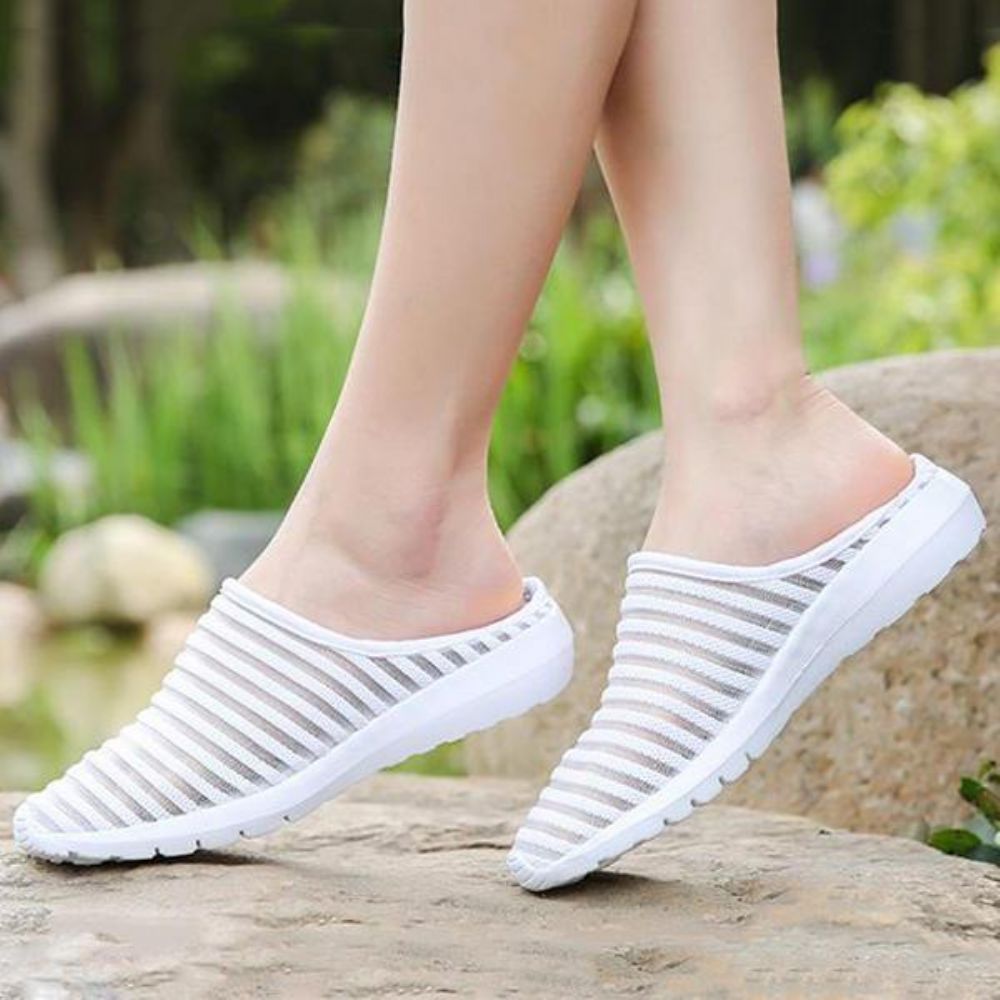 Dames Mesh Ademend Casual Uitgehold Zomer Slipper Sandalen