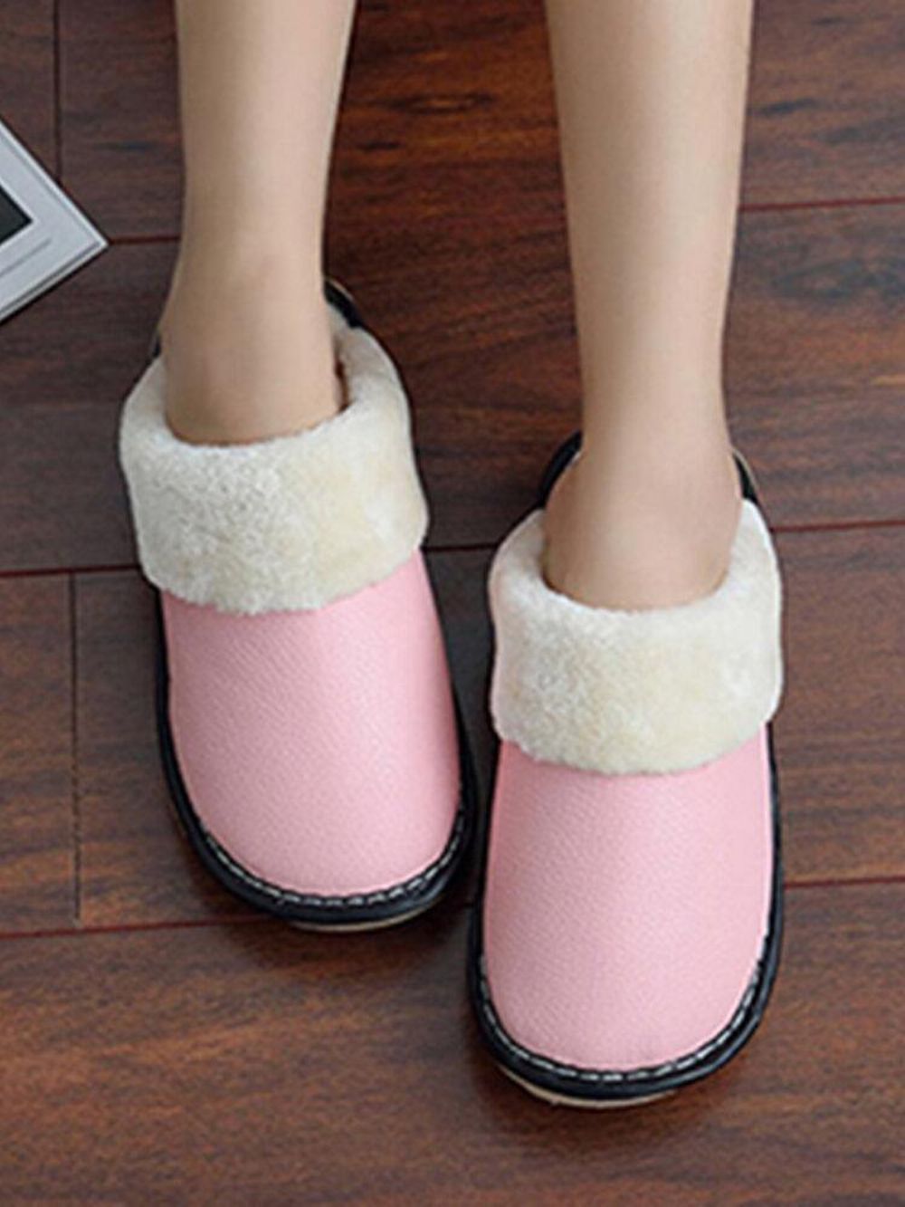 Dames Warme Voering Waterdichte Antislip Backless Winter Indoor Slippers