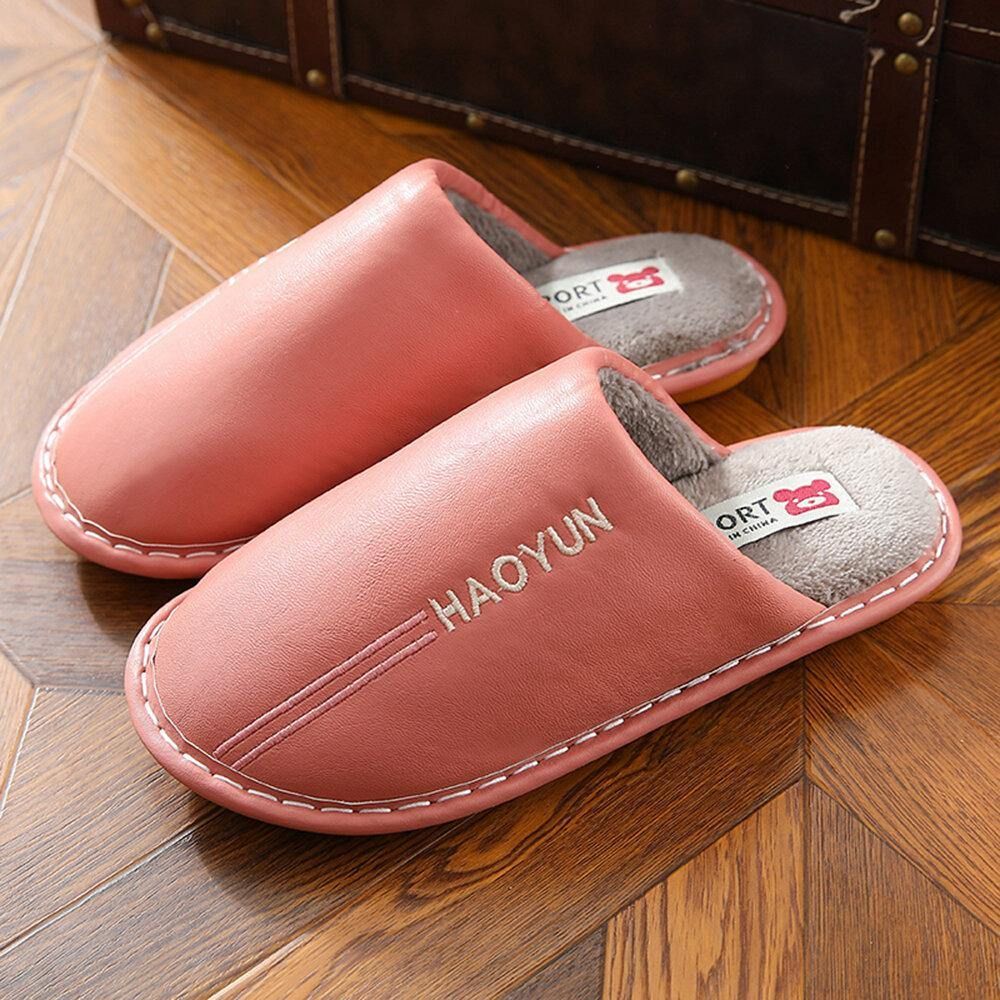 Dames Warme Voering Waterdichte Antislip Winter Indoor Slippers