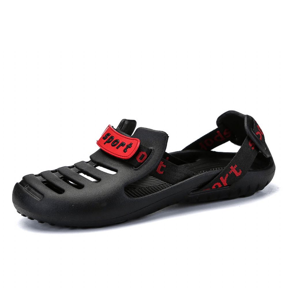 Heren Ademend Antislip Uitgehold Waterdicht Gesloten Teen Casual Strandslippers