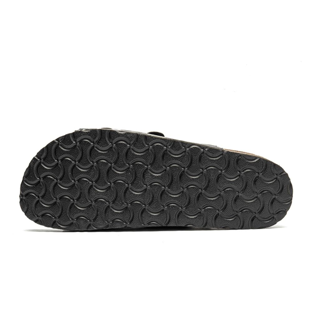 Heren Ademend Geopend Antislip Cork Bodem Strand Casual Slide Slippers